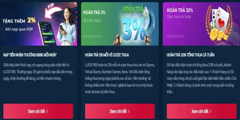 Các trò chơi casino và khuyến mãi hấp dẫn